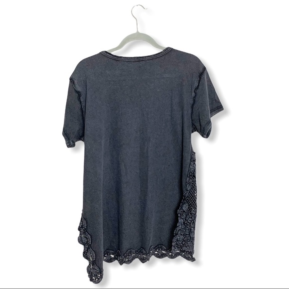 Free People The Stone Texas Graphic Tee Gray Small - Picture 3 of 8
